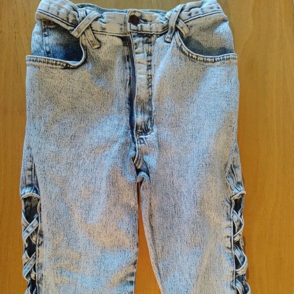 Vintage L.A. 37  LJA170 Acid Wash Denim Jeans - Picture 2 of 10